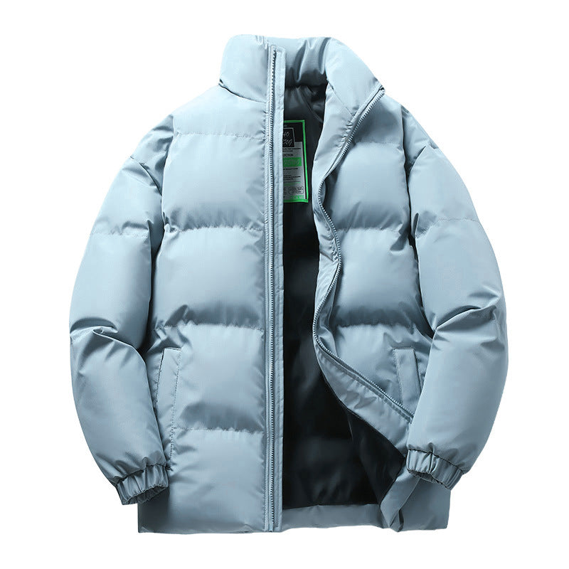 Unisex nan gesteppte Winterdaunenjacke mit hohem Stehkragen und elastischen Bündchen Echo Archiv