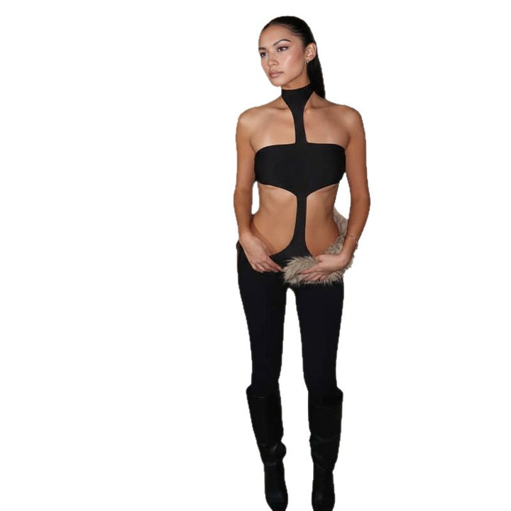 Damen Modischer Cut-Out Body Echo Archiv