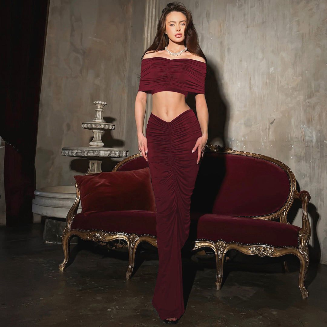 Damen Elegantes und figurbetontes Abendkleid Echo Archiv