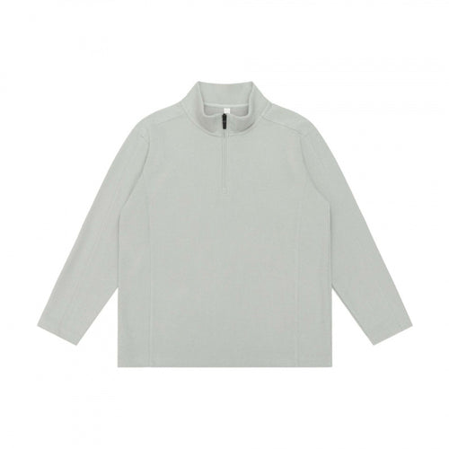 Unisex Texturierter Half‑Zip‑Strickpullover im Boxy‑Schnitt mit Stehkragen Echo Archiv