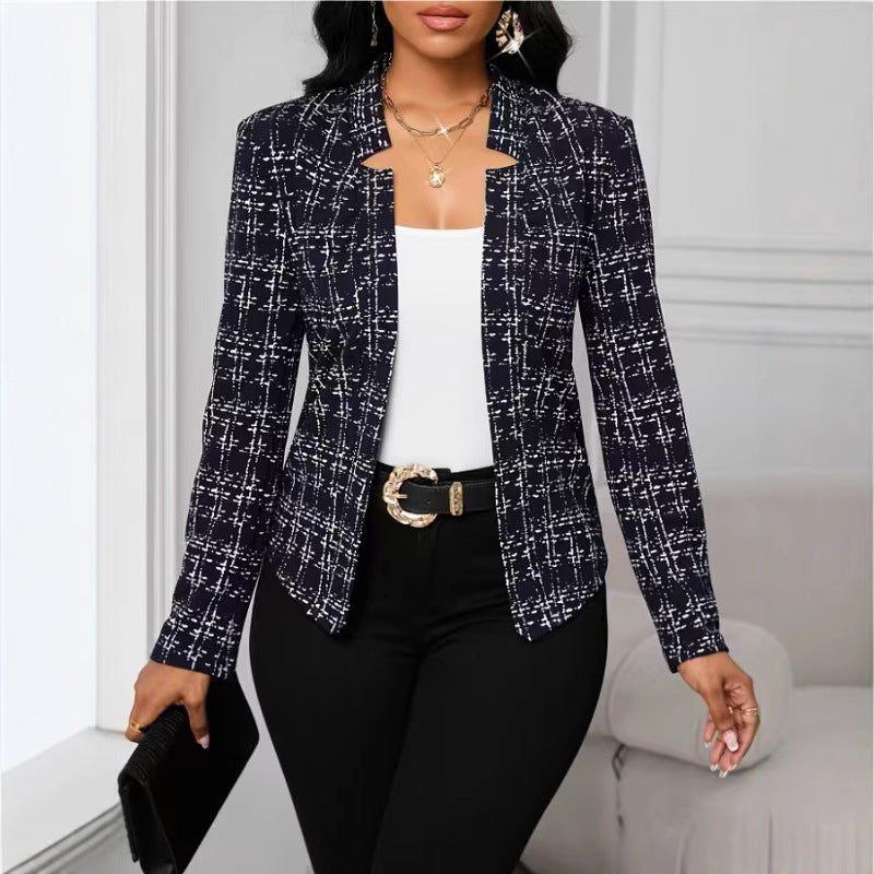 Damen raffinierte Business-Blazerjacke Echoarchiv