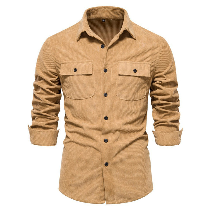 Herren Kamelhaar-Karohemd Shirt Echoarchiv