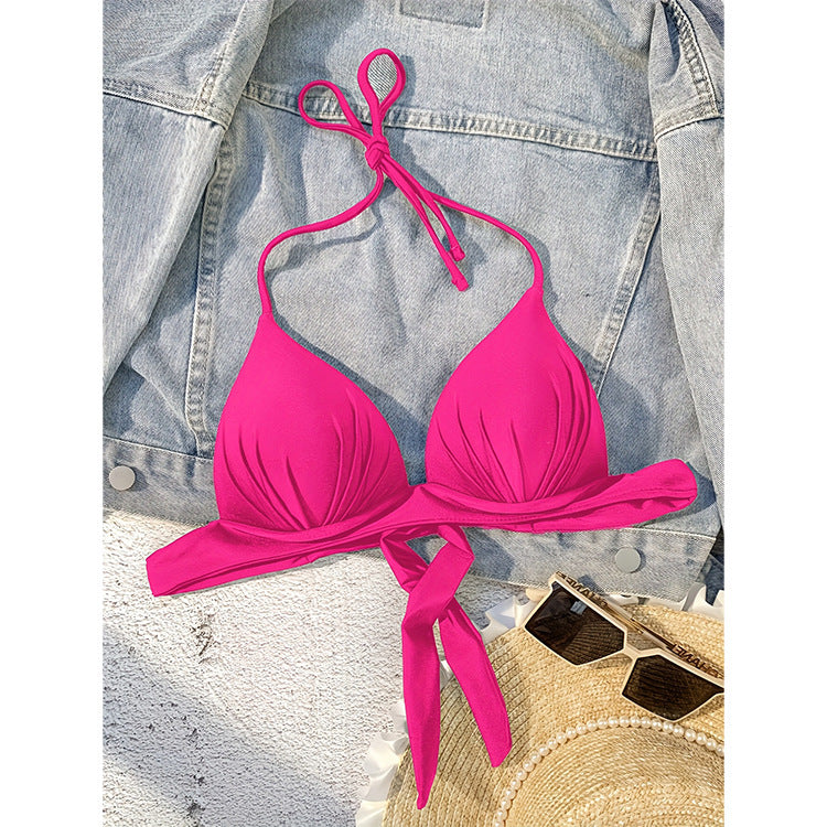 Damen Triangel-Bikini mit modischem Knoten-Design Echo Archiv