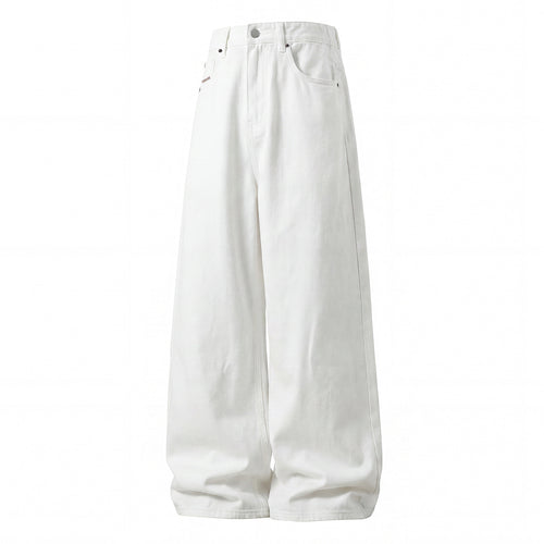 Damen Hochtaillierte Denim-Palazzohose mit extra weitem Bein und Five‑Pocket-Details Echo Archiv