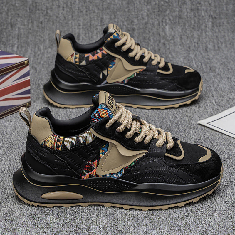 Damen Sportliche Sneakers mit geometrischem Obermaterial und dämpfender Profilsohle Echo Archiv