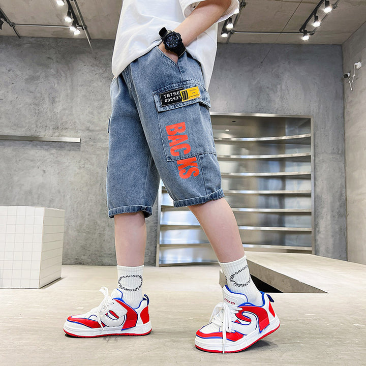 Unisex lässige Cargo-Shorts mit tiefen Taschen Echo Archiv