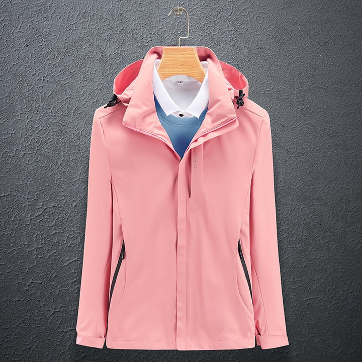 Herren Funktionale Wind- und Wetterjacke Echo Archiv