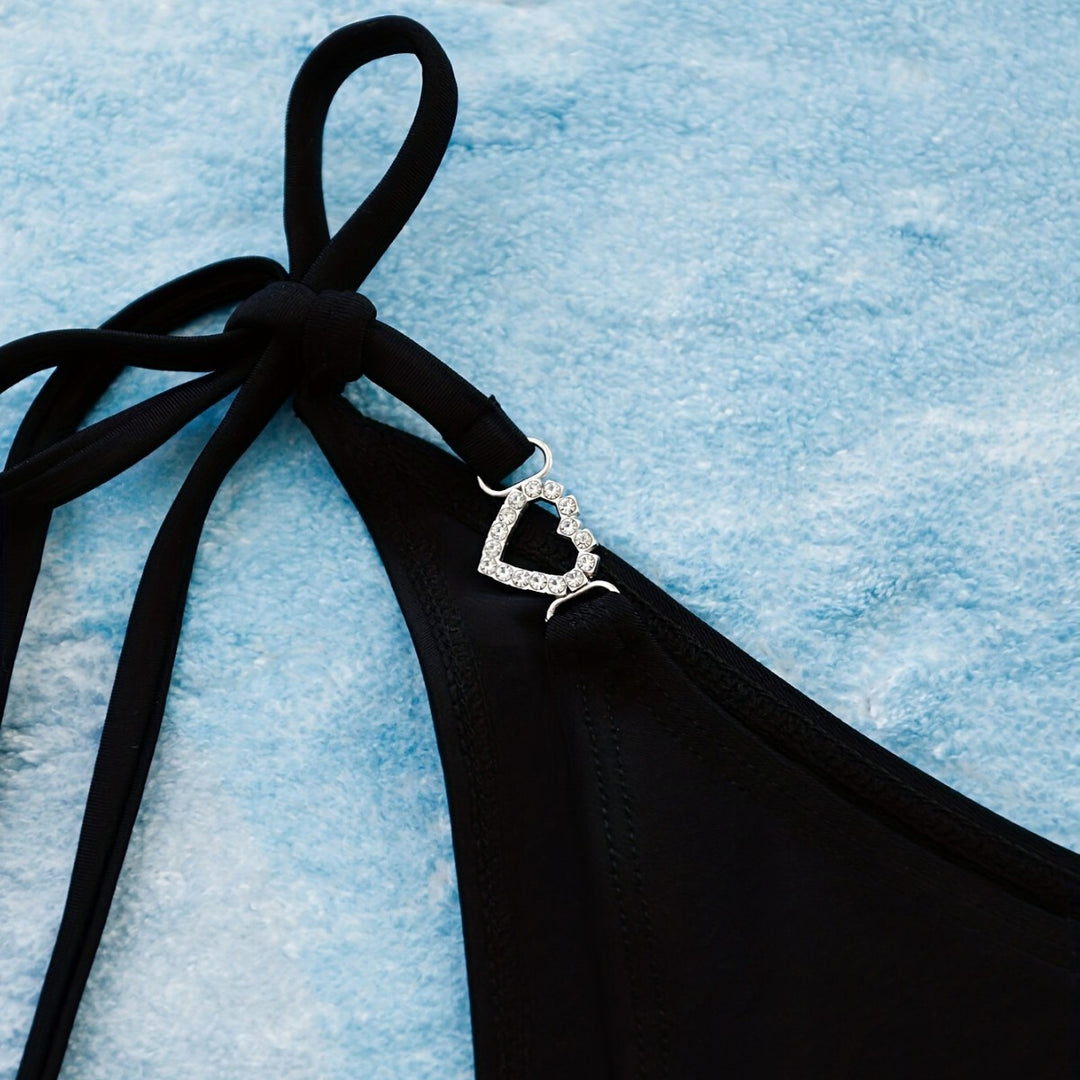 Damen Triangel-Bikini mit funkelnden Schmuckdetails Echo Archiv