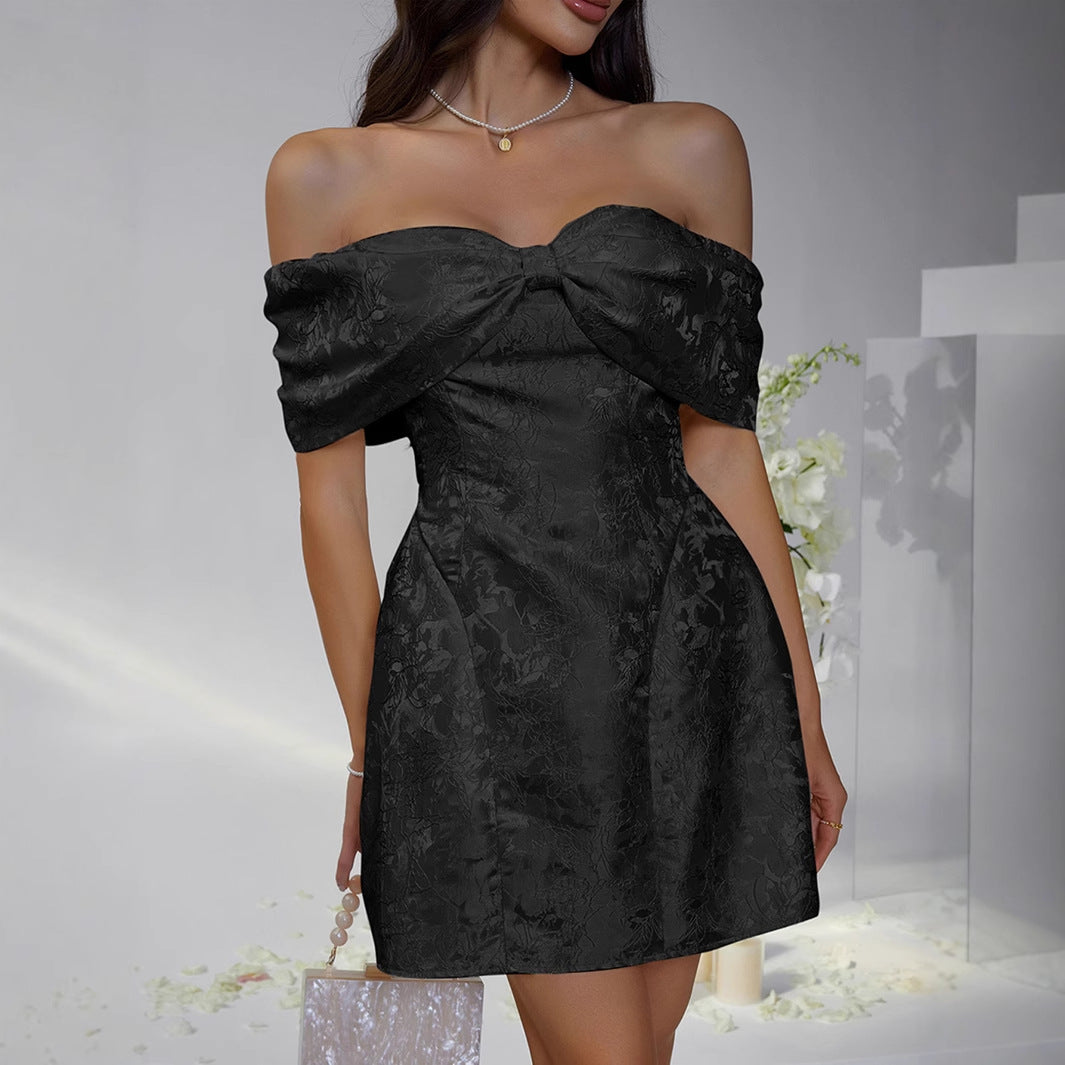 Damen Off-Shoulder Kleid mit floralem Design und elegantem Bustier Echo Archiv