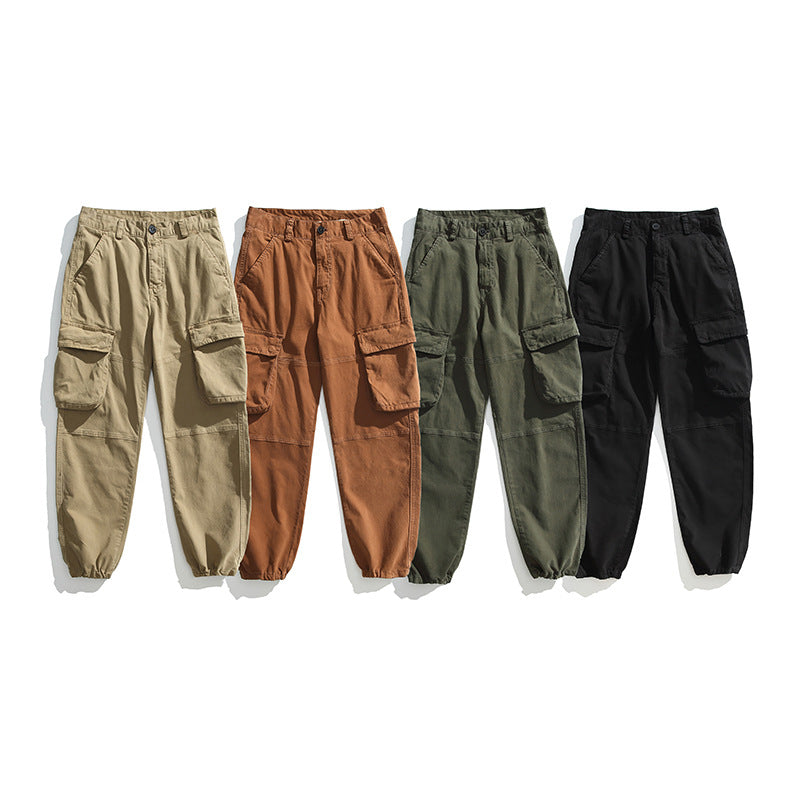 Herren Utility-Cargo-Joggerhose mit elastischem Knöchelabschluss und Mehrfach-Klappentaschen Echo Archiv