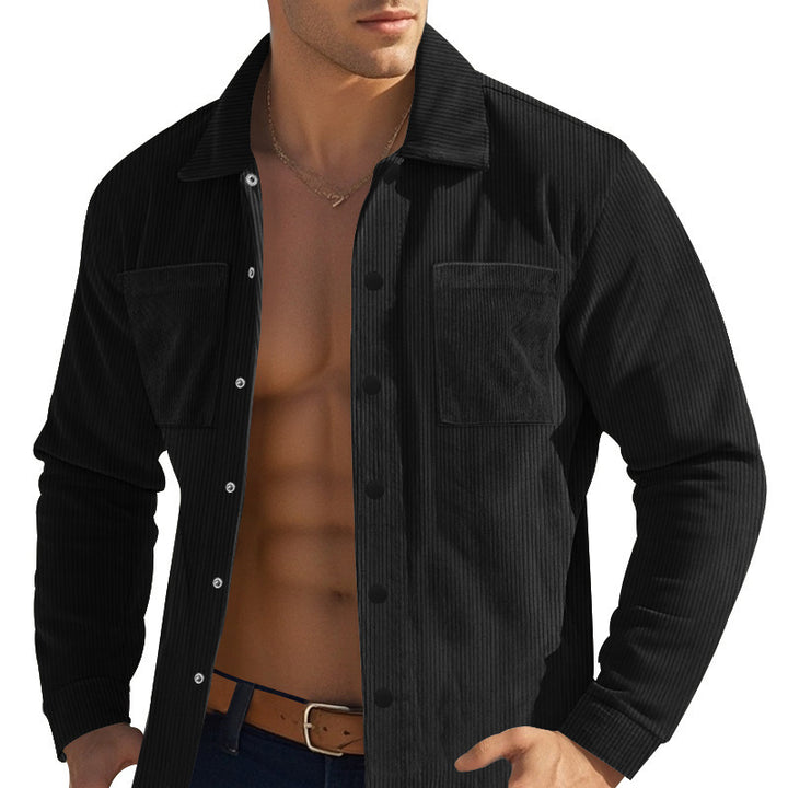 Herren Corduroy Freizeithemden Echoarchiv