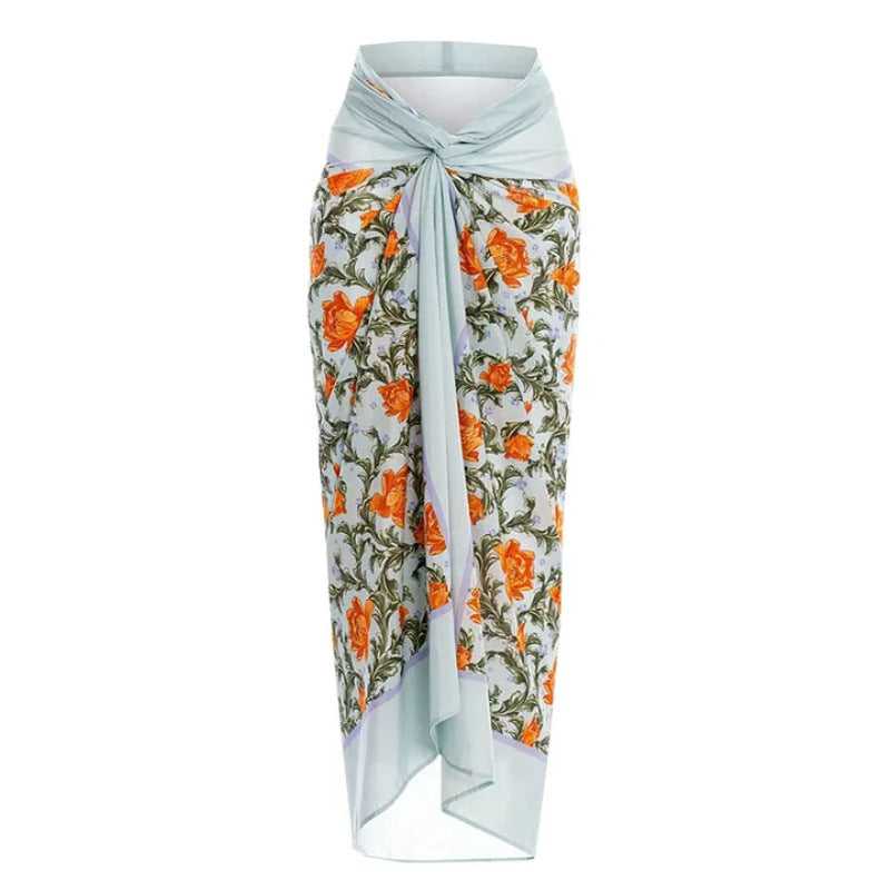 Damen Schwimmanzug mit floralem Design und raffinierter Cut-Out-Optik Echo Archiv