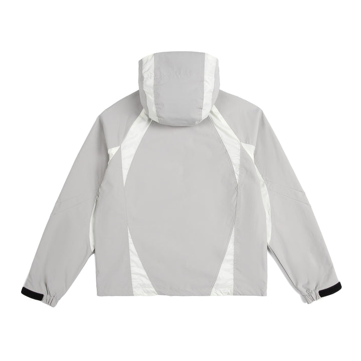 Unisex Leichte Regen- und Softshell-Jacke mit Kapuze, verstellbaren Saum- und Reißverschlusstaschen Echoarchiv