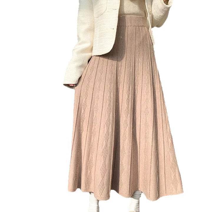 Damen Eleganter Maxirock mit strukturiertem Design Echo Archiv