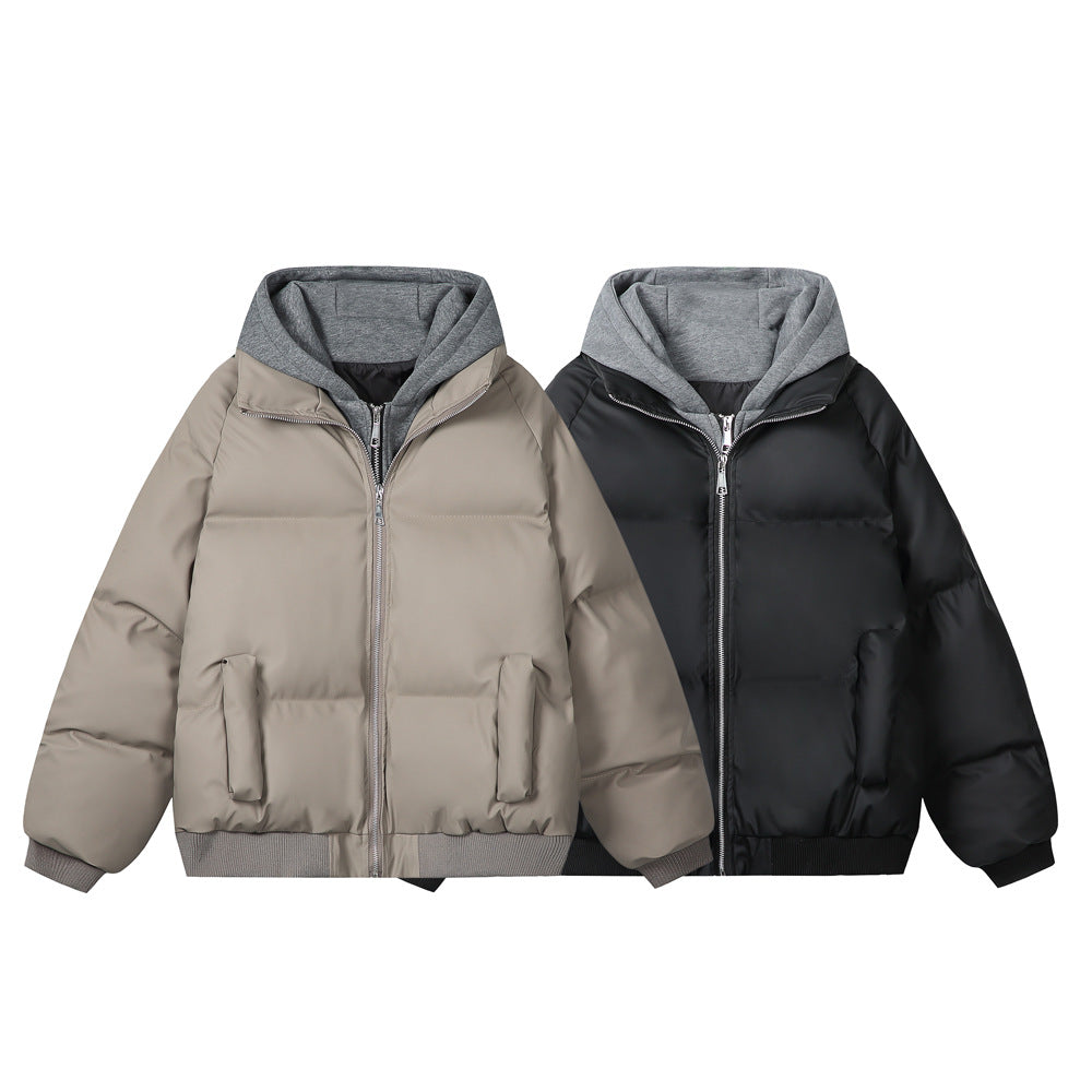 Damen Modische Steppjacke mit abnehmbarer Kapuze Echoarchiv