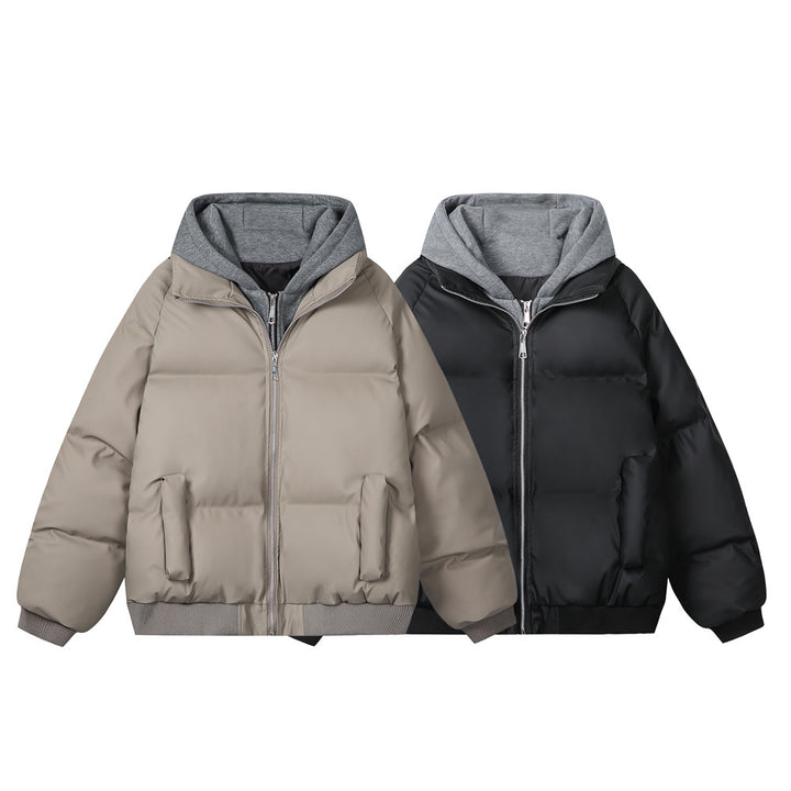 Damen Modische Steppjacke mit abnehmbarer Kapuze Echoarchiv