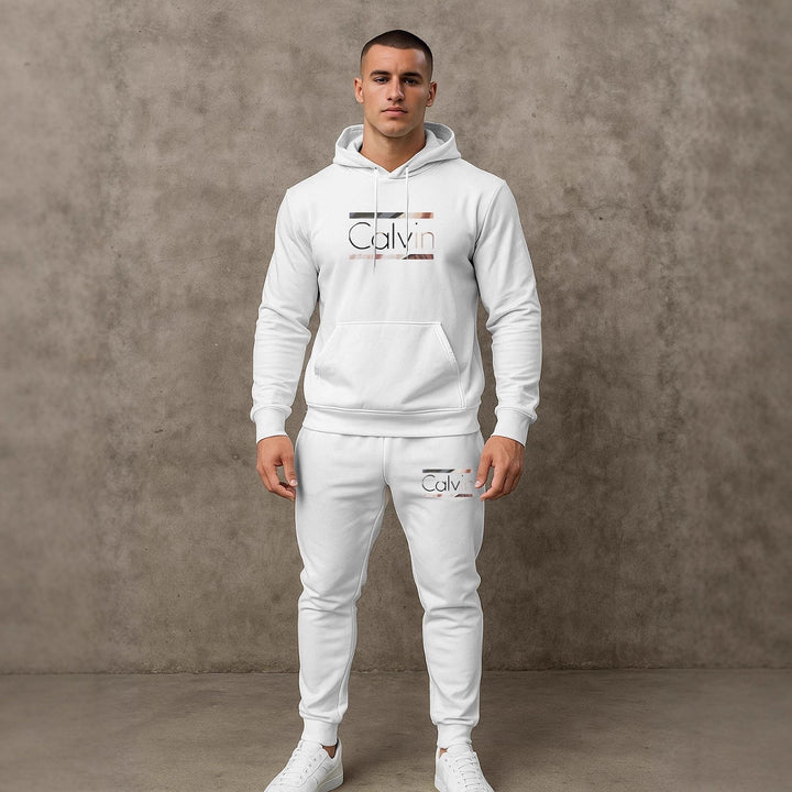 Herren Sportlicher Hoodie mit passenden Jogginghosen Echoarchiv