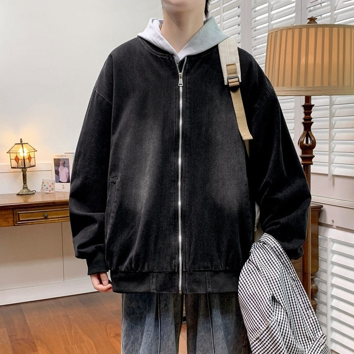 Herren entspannte Baumwolljacke im lässigen Stil Echoarchiv