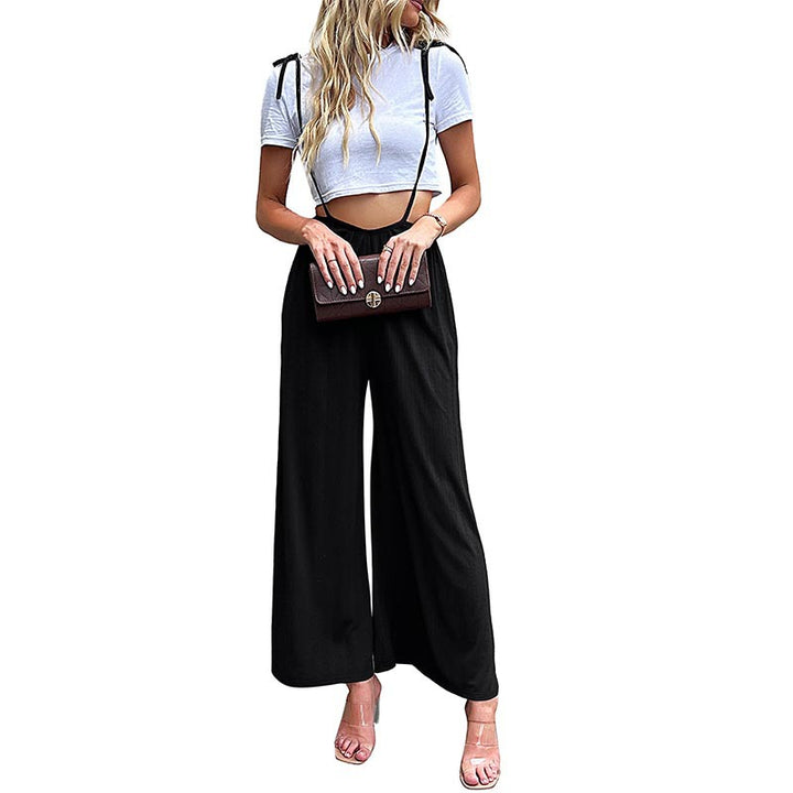 Damen Eleganter Jumpsuit mit Bindegürtel Echo Archiv
