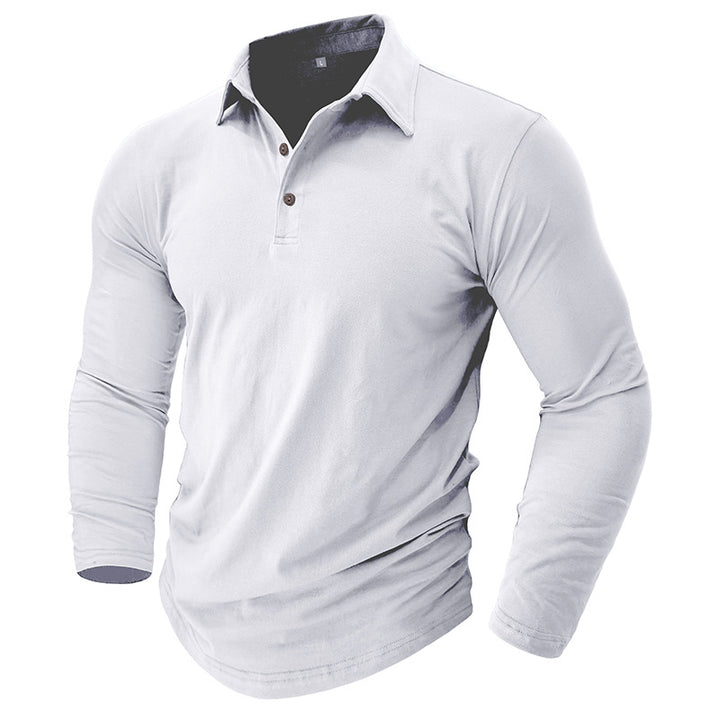 Herren Langarm Poloshirt mit hochwertiger Baumwolle und elegantem Schnitt Echoarchiv