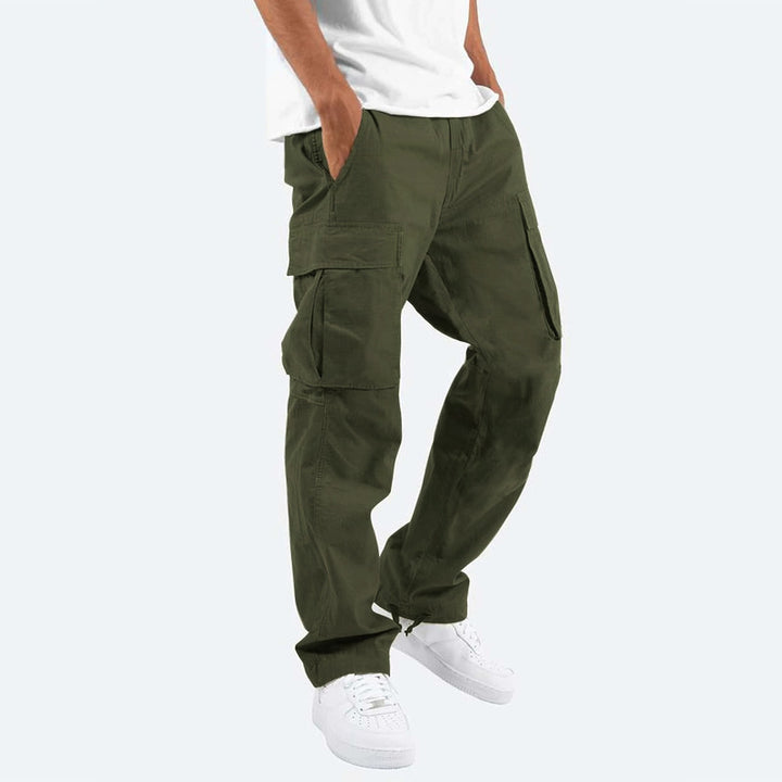 Herren Cargo-Hose mit praktischen Seitentaschen und elastischem Bund Echoarchiv
