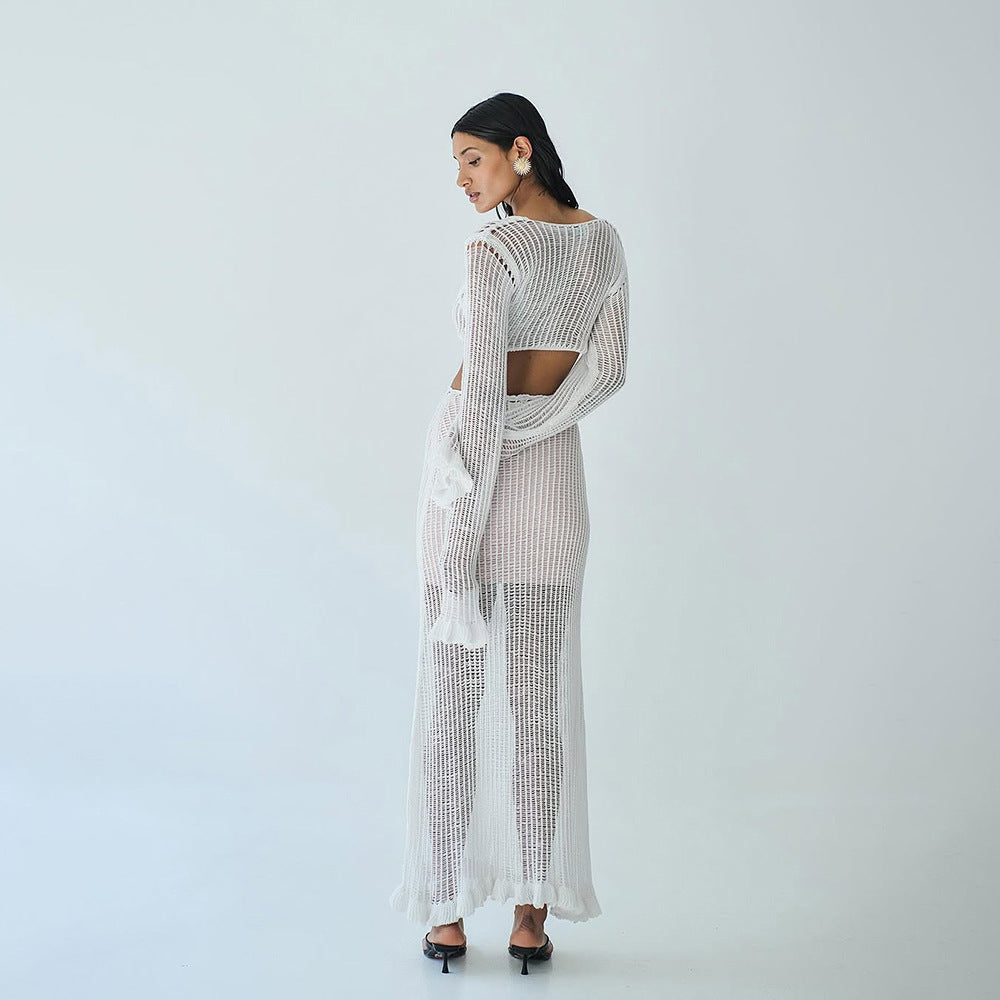 Damen elegantes und durchscheinendes Strandset Echo Archiv