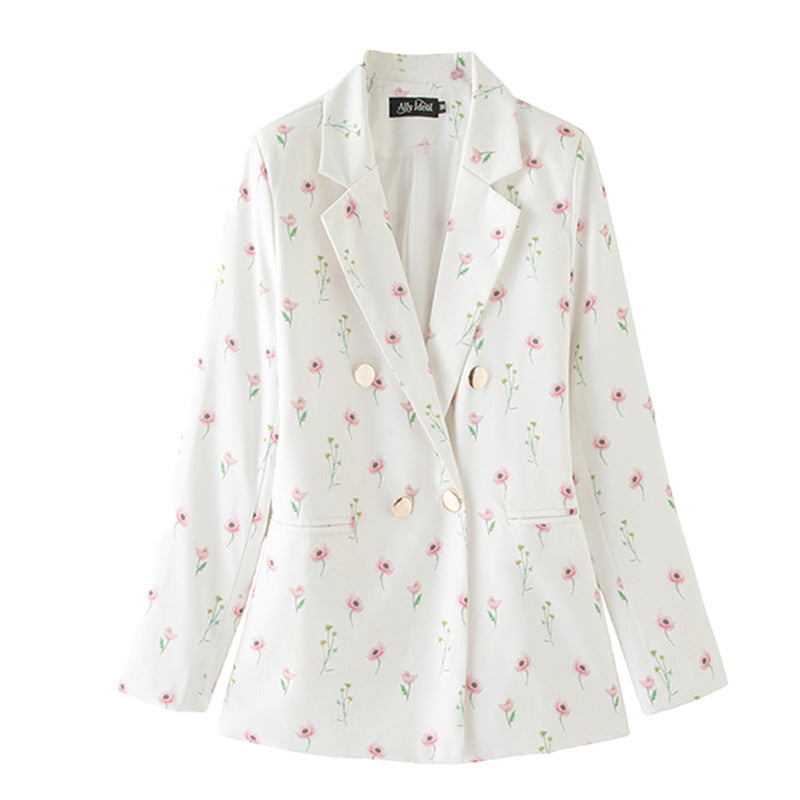 Damen Blazer mit floralem Muster Echo Archiv