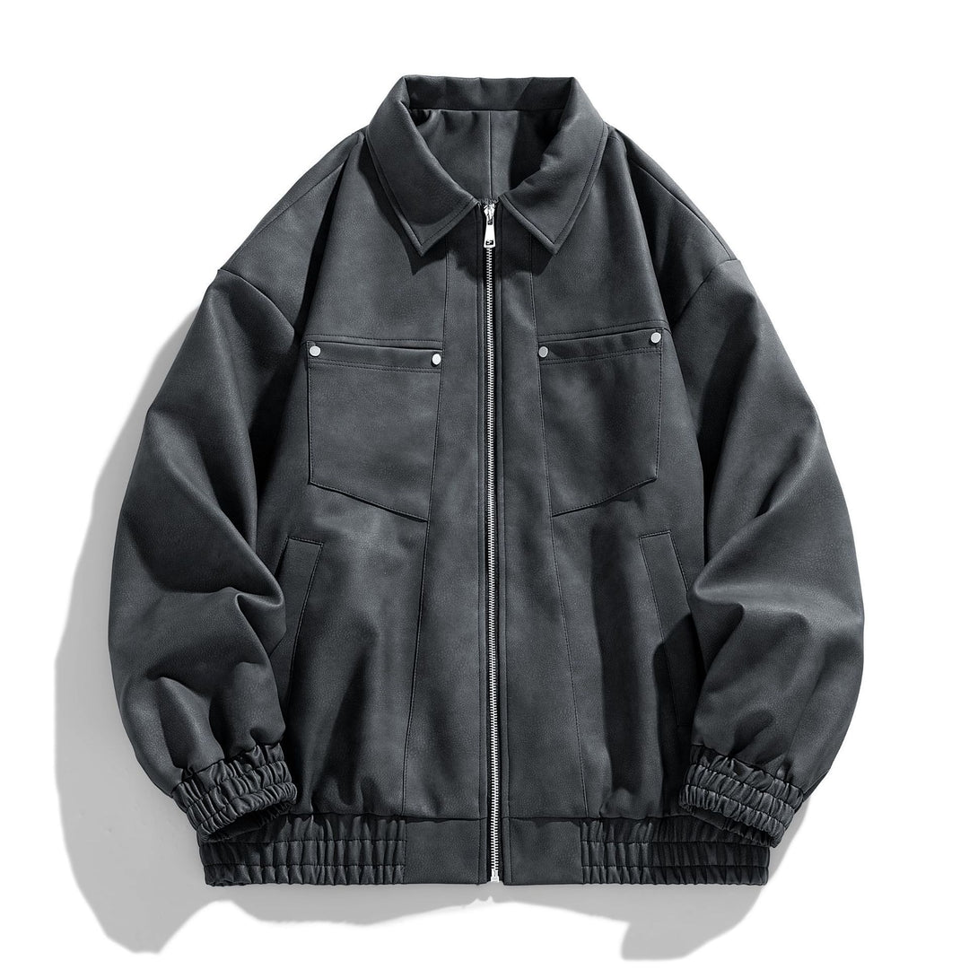 Herren Modische Übergangsjacke mit elastischen Bündchen Echo Archiv
