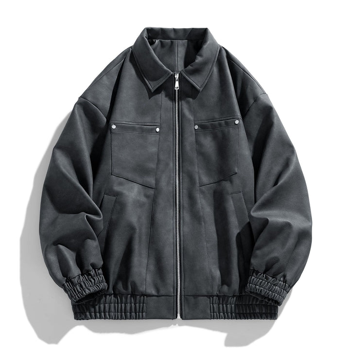Herren Modische Übergangsjacke mit elastischen Bündchen Echo Archiv
