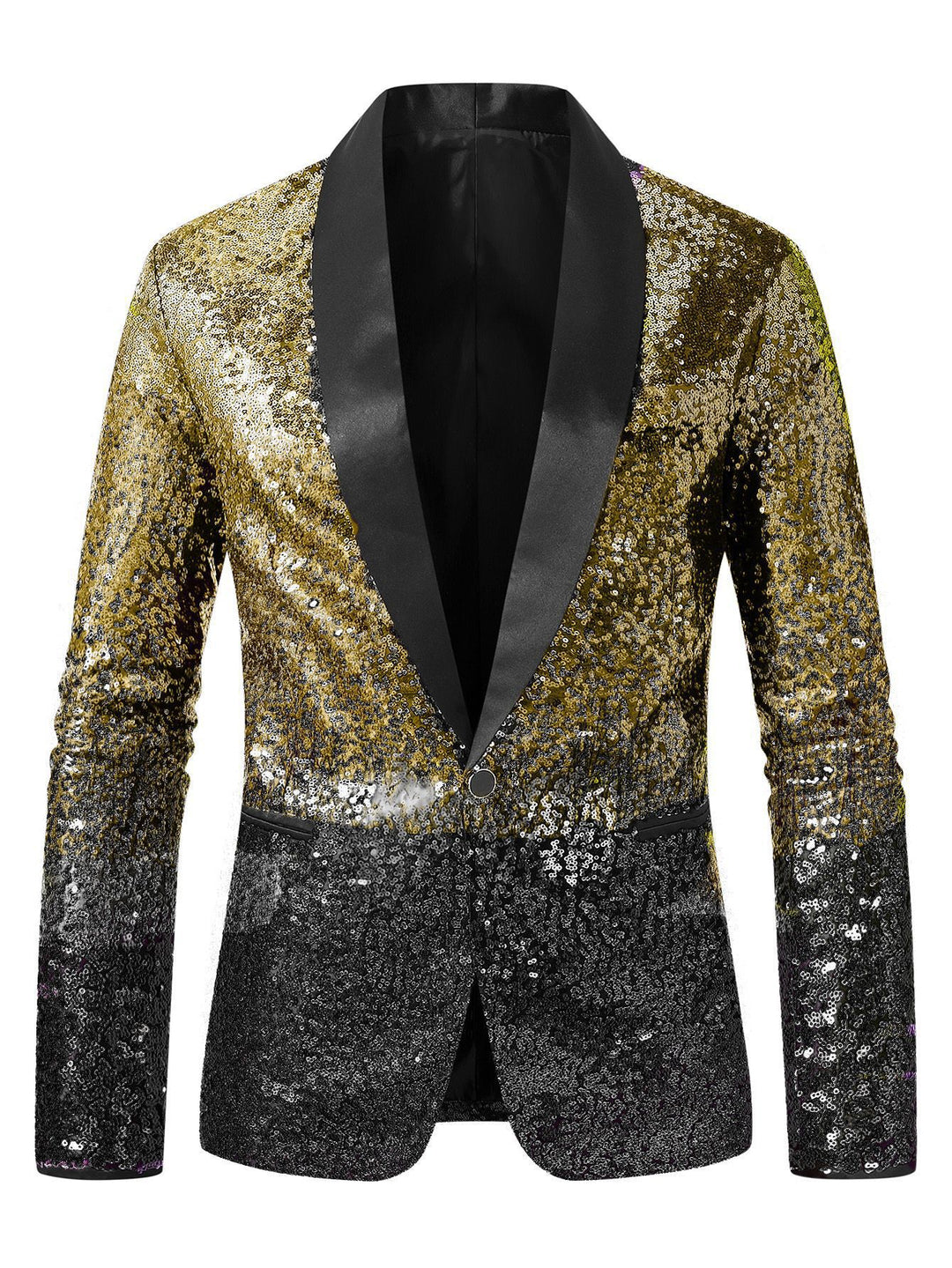 Herren glitzernder Paillettenblazer Echoarchiv