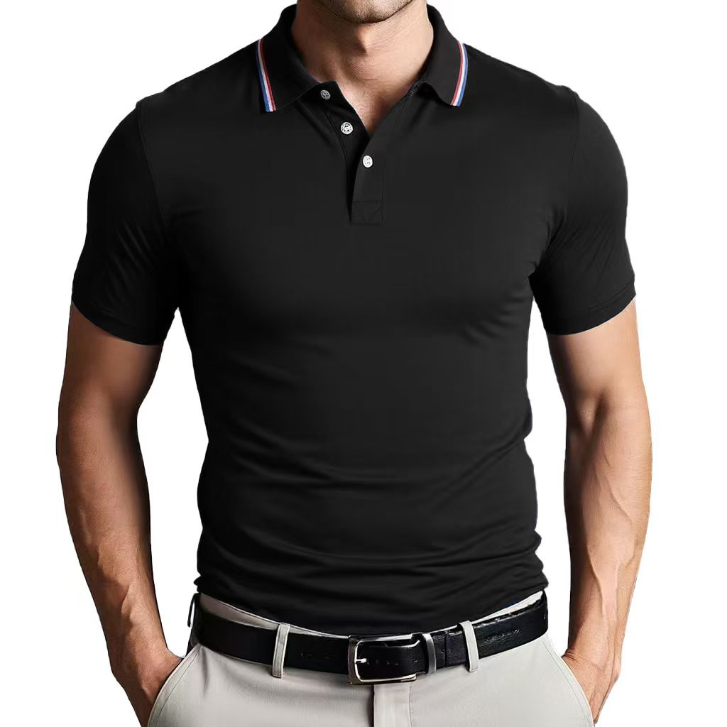 Herren Poloshirt mit farblich abgesetztem Kragen Echoarchiv