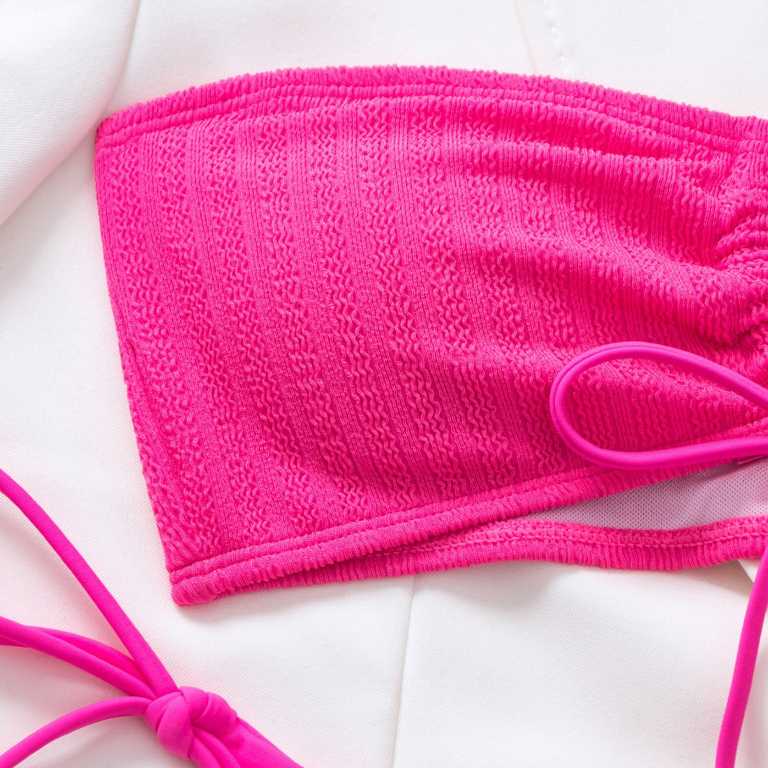 Damen Bandeau-Bikini mit Raffung – Maréssa