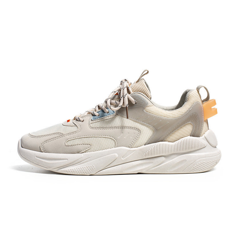 Herren Voluminöser Low-Top Sneaker mit sculpted Komfortsohle und Mesh‑Velours‑Overlays – Norré