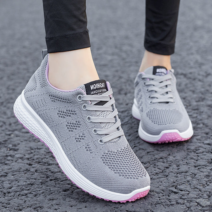 Damen nan leichte atmungsaktive Freizeit-Sneaker mit viskoelastischer Komfortsohle Echo Archiv