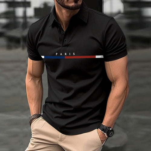 Herren Freizeit Polo Shirt Echoarchiv