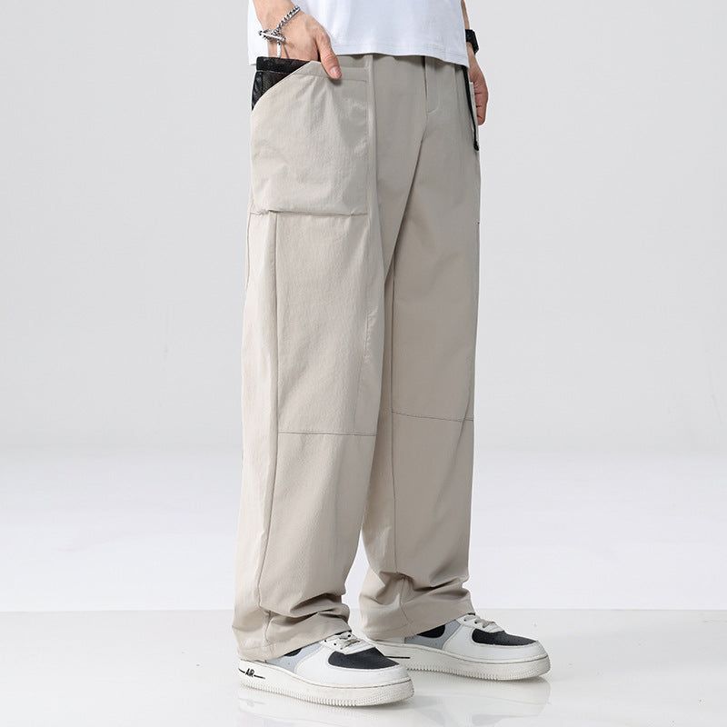 Herren Weite Utility-Cargohose im Relaxed-Fit mit aufgesetzten Taschen Echoarchiv