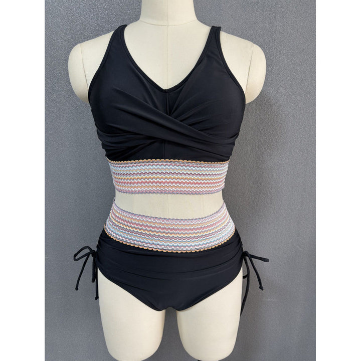 Damen Bikini-Set mit modischem Wickeldesign und verstellbaren Trägern Echo Archiv