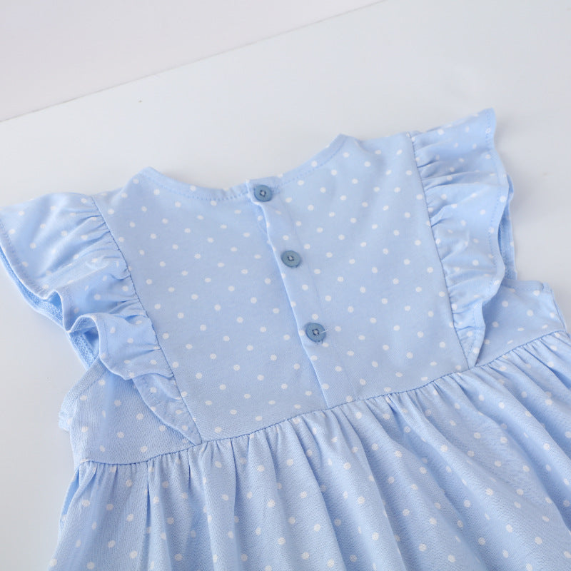 Mädchen Kleid mit niedlichen Feenapplikationen Echo Archiv