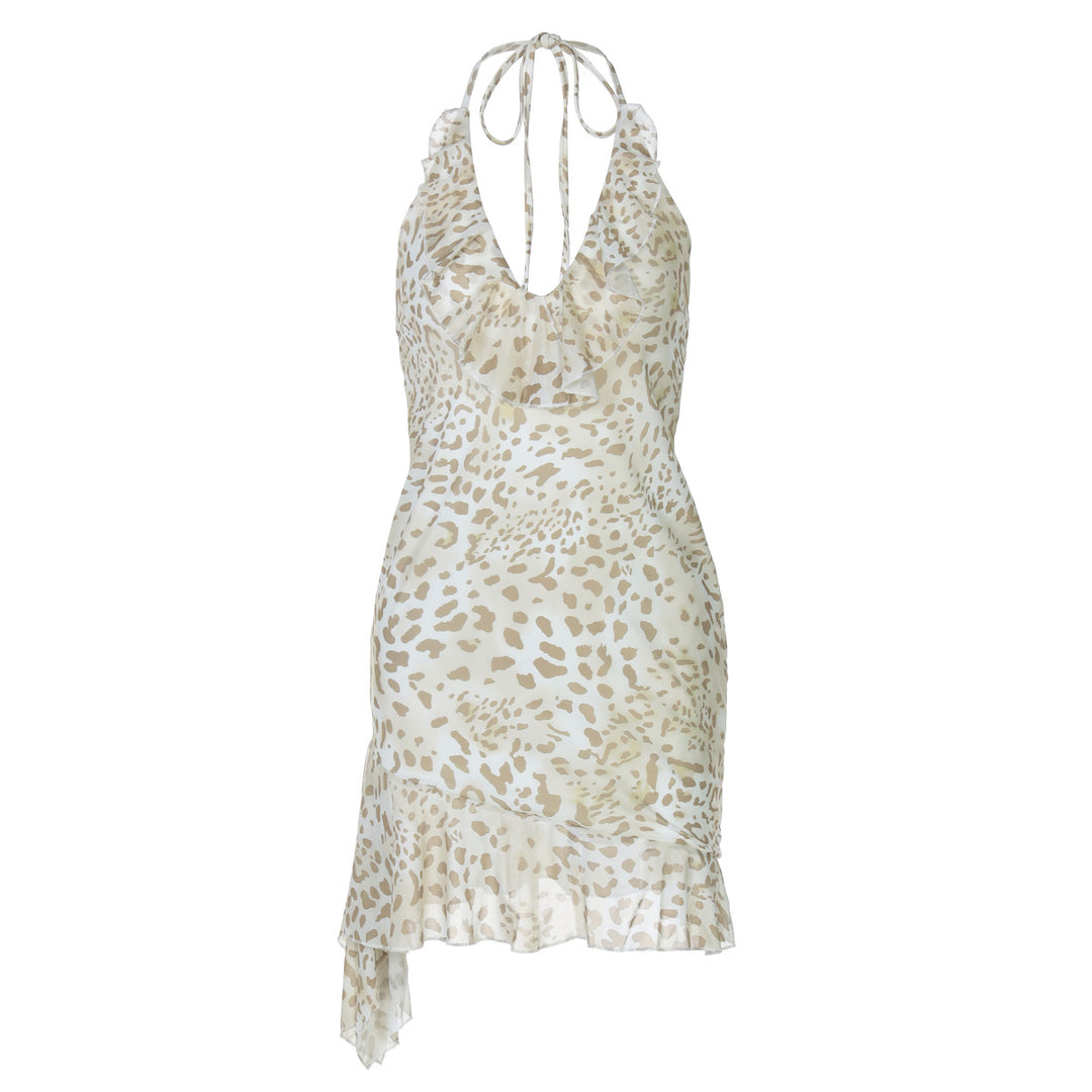Damen Verspieltes Sommerkleid mit Raffungen und asymmetrischem Saum Echo Archiv