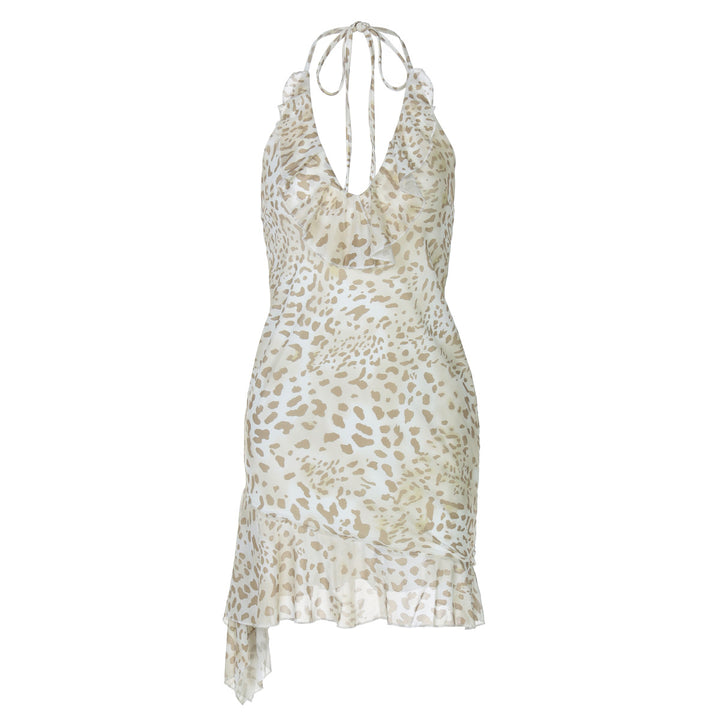 Damen Verspieltes Sommerkleid mit Raffungen und asymmetrischem Saum Echo Archiv