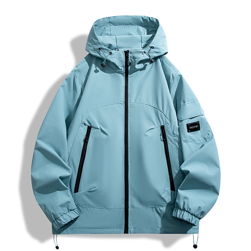 Herren Moderner Allwetter-Hoodie mit Wind- und Wasserabweisender Membran Echo Archiv