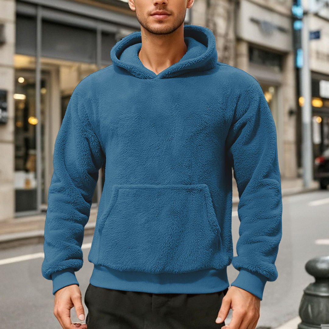 Herren bequemer Oversized Kapuzenpullover Echoarchiv