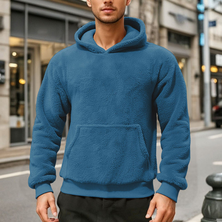 Herren bequemer Oversized Kapuzenpullover Echoarchiv