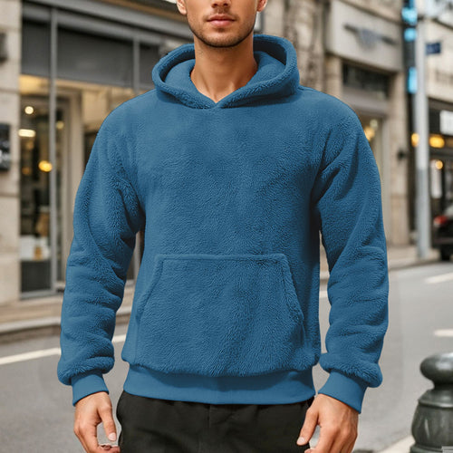 Herren bequemer Oversized Kapuzenpullover Echoarchiv