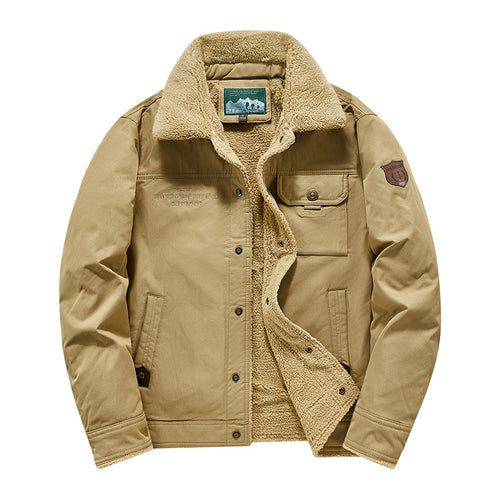 Herren lässige Übergangsjacke mit Teddyfutter Echo Archiv