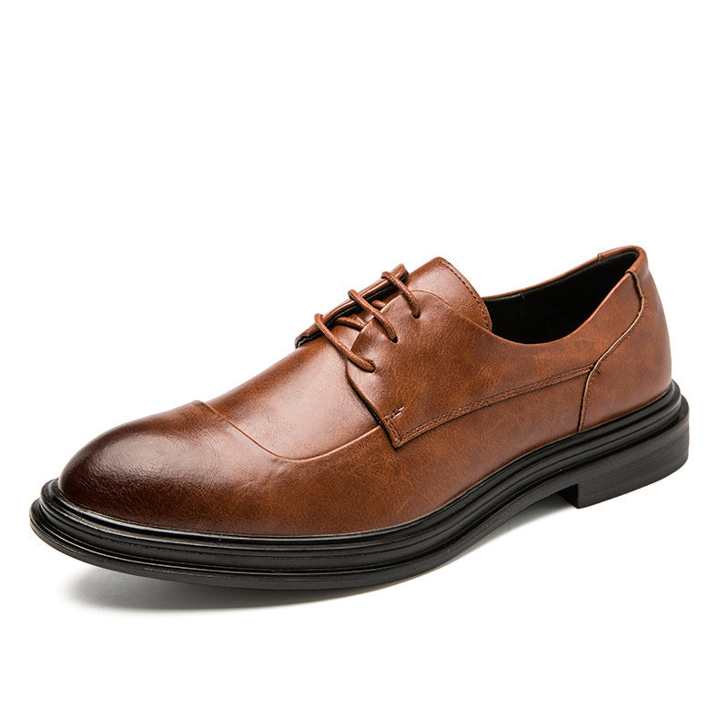 Herren elegante Vollleder Derby-Schnürschuhe mit gepolstertem Komfortfußbett Echo Archiv