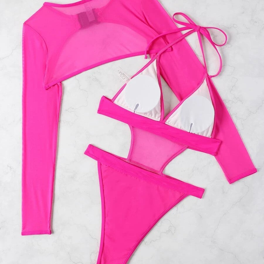 Damen Cut-Out Einteiler Echo Archiv