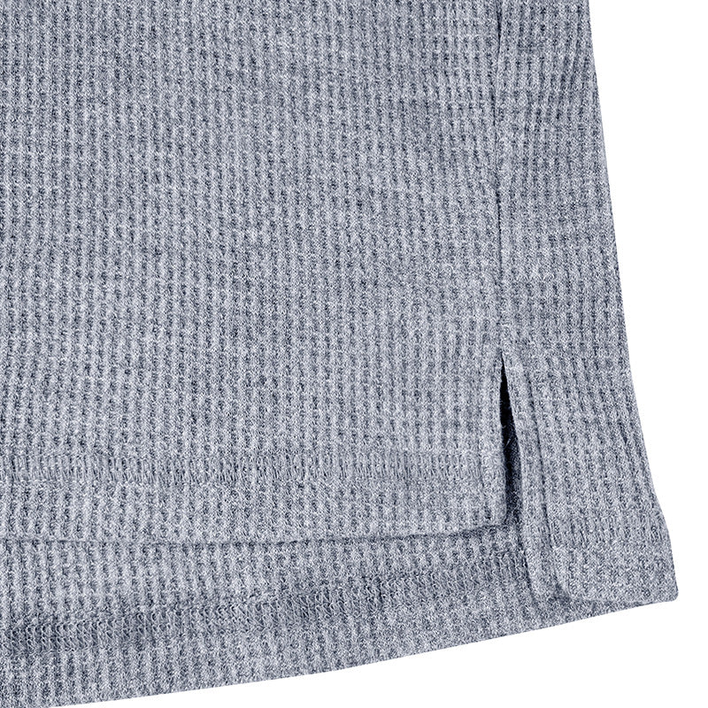 Herren Langarmshirt aus weichem, atmungsaktivem Baumwollmix mit feiner Rippstruktur Echoarchiv