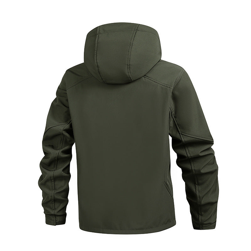Herren Praktische und Stylische Übergangsjacke mit Kapuze Echo Archiv