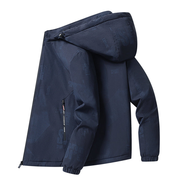 Herren Sportliche Warmjacke Echo Archiv